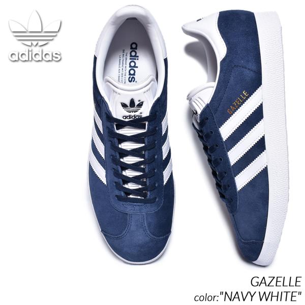 adidas GAZELLE NAVY WHITE アディダス ガッツレー スニーカー ( ガゼル 紺 ネイビー 白 ホワイト メンズ レディース ウィメンズ BB5478 )