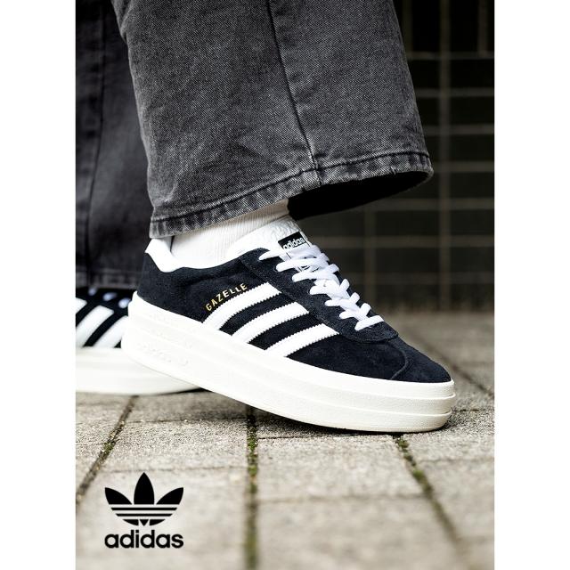 adidas GAZELLE BOLD W BLACK WHITE アディダス ガゼル ボールド スニーカー ( 厚底 ガッツレー 黒 ブラック 白 レディース ウィメンズ HQ6912 )