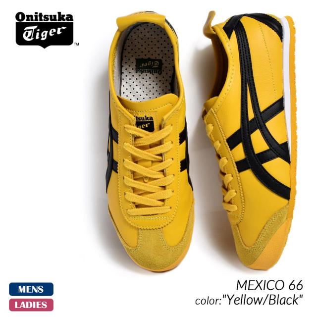 Onitsuka Tiger オニツカタイガー メキシコ スニーカー MEXICO 66 Yellow/Black ( 黄色 イエロー メンズ レディース ウィメンズ 1183C102-751 )