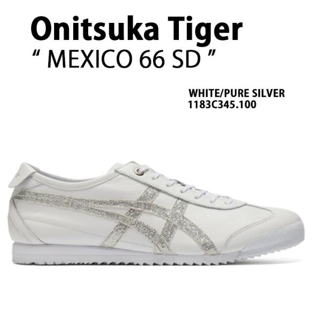 Onitsuka Tiger オニツカタイガー スニーカー MEXICO 66 SD WHITE PURE SILVER 1183C345.100 シューズ メキシコ 66 SD
