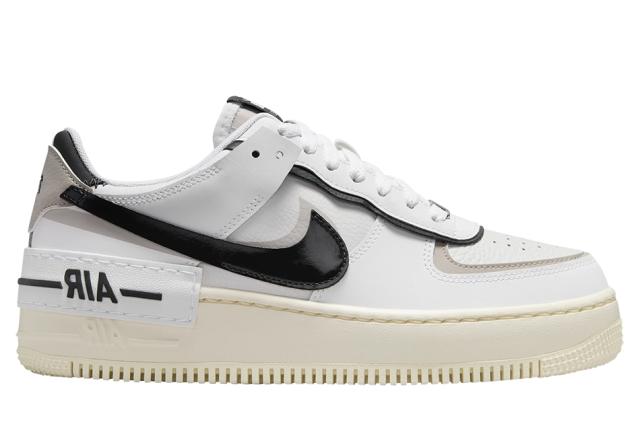 NIKE WMNS AIR FORCE 1 SHADOW DZ1847-110 WHITE/OFF NOIR/COLLEGE GREY ナイキ ウィメンズ エアフォース 1 シャドウ ホワイト/オフノワール-カレッジグレー ウイメンズ レディース ガールズ スニーカー 定番