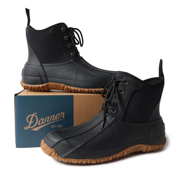 DANNER ダナー ラップトップ ブーツ WRAPTOP BOOTS BLACK ( 黒 ブラック レインシューズ ハンティング アウトドア 国内正規品 メンズ D219110 ) DANNER ダナー ラップトップ ブーツ WRAPTOP BOOTS BLACK ( 黒