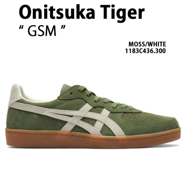 Onitsuka Tiger オニツカタイガー スニーカー GSM MOSS WHITE 1183C436.300 モス ホワイト ナチュラルカラー スエード