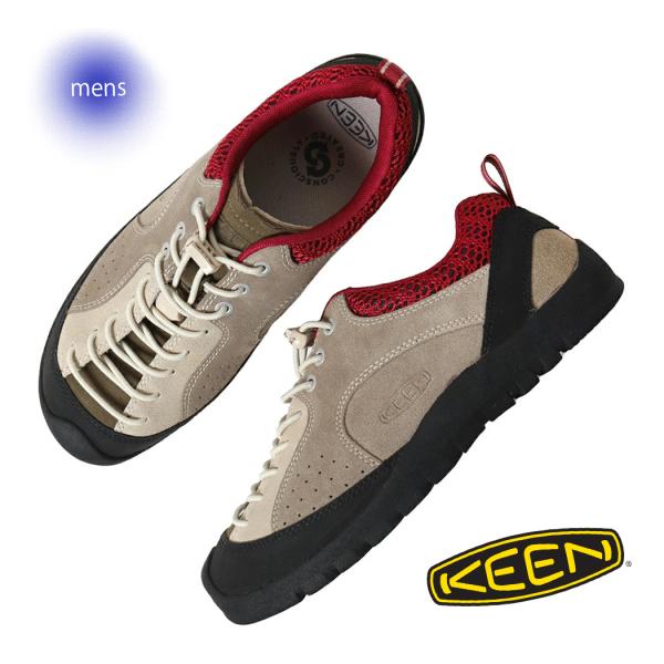 KEEN キーン ジャスパー ロックス エスピー スニーカー JASPER ROCKS SP BRINDLE/PLAZA TAUPE ( ベージュ アウトドア レザー メンズ 1030732 )