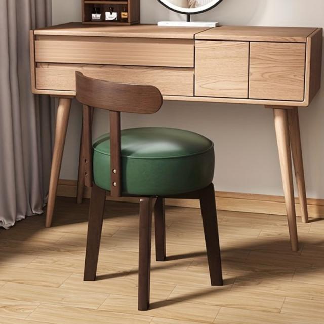 スツール 背もたれ 椅子 チェア 回転式 インテリア 腰掛け ドレッサー デスクチェア おしゃれ シンプル おしゃれ 2カラー