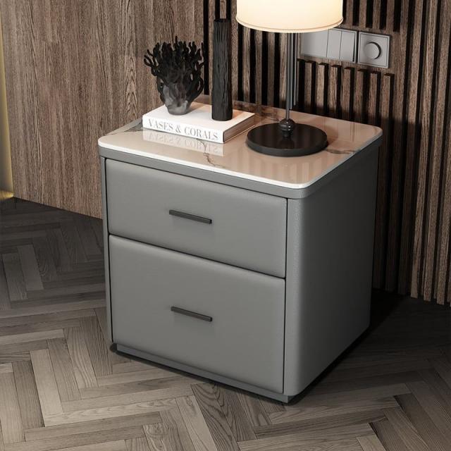 木製 収納 おしゃれ キャビネット 2段 ラグジュアリー かわいい コンパクト サイドテーブル リビング ボード グレー ホワイト ピンク