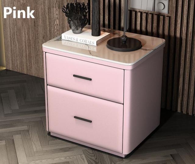 木製 収納 おしゃれ キャビネット 2段 ラグジュアリー かわいい コンパクト サイドテーブル リビング ボード グレー ホワイト ピンク