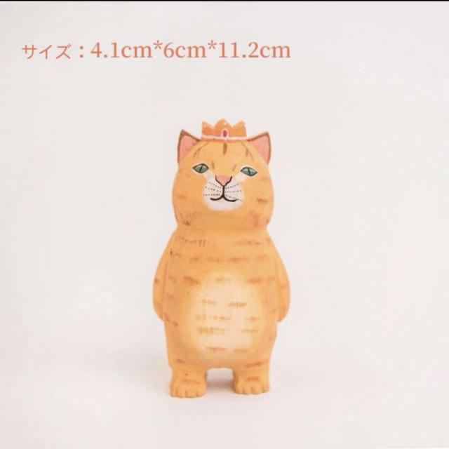 木製猫の置物 小さくて可愛い 5体セット 木製猫の置物 小さくて可愛い 5体セット