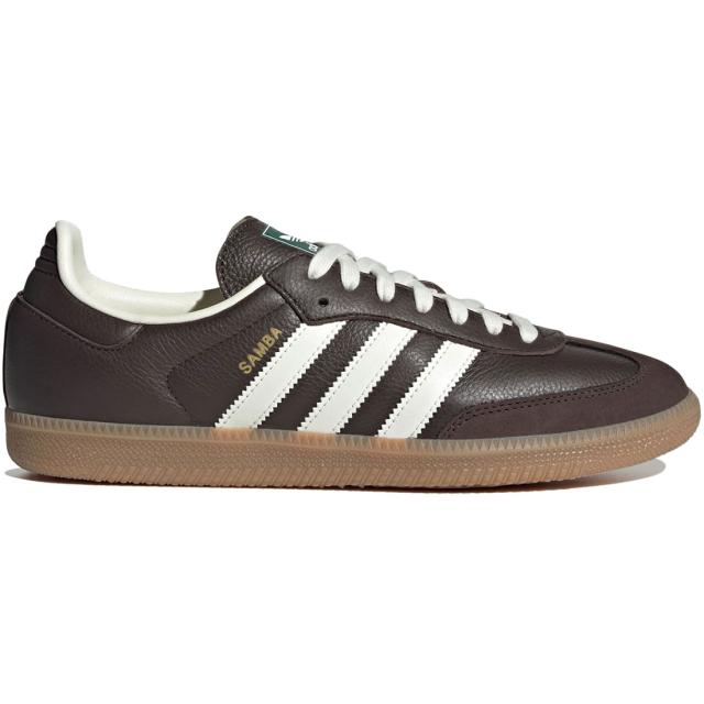 [アディダス] サンバOG [SAMBA OG SHOES] ダークブラウン/オフホワイト/ガム JR0891