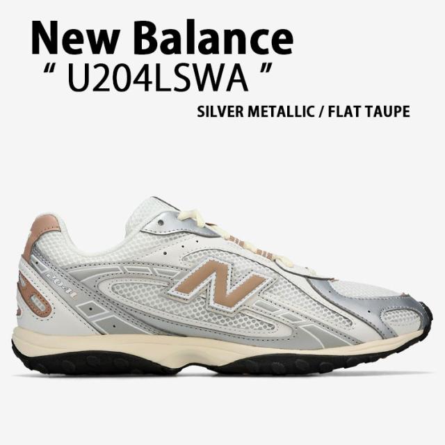 New Balance ニューバランス レディース スニーカー U204LSWA SILVER BEIGE シューズ NewBalance204 ランシュー シルバー ベージュ
