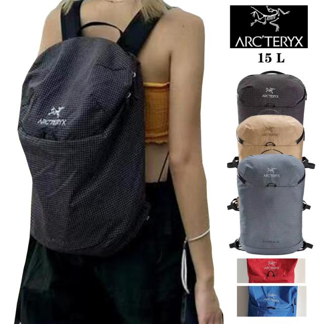ARCTERYX / 15L BACKPACK アークテリクス リュック 通勤通学 帰省 キャンプ フェス バックパックバッグ リュック・バックパック ブラック [並行輸入]