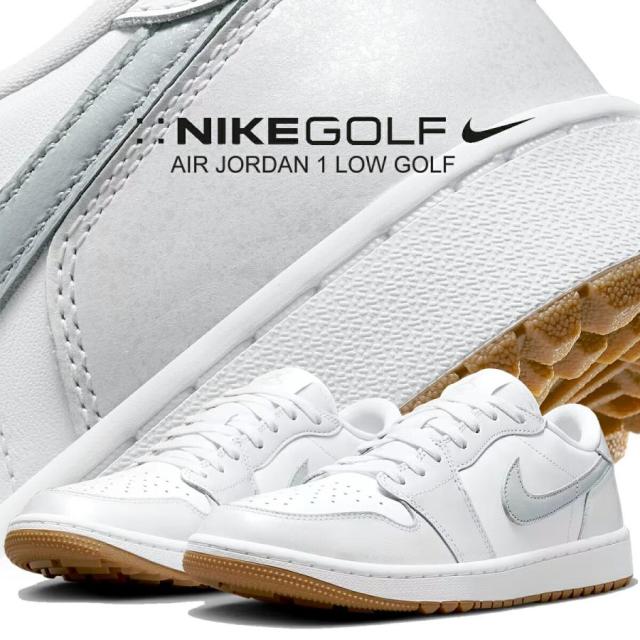 ナイキ エアジョーダン 1 ロー ゴルフ ホワイト ピュアプラチナム NIKE AIR JORDAN 1 LOW GOLF wht/pure platinum