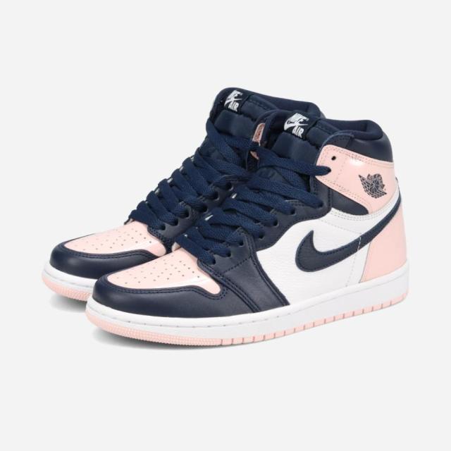 NIKE WMNS AIR JORDAN 1 RETRO HIGH OG SE ナイキ ウィメンズ エア ジョーダン 1 レトロ ハイ OG SE ATMOSPHERE/WHITE/LASER PINK/OBSIDIAN ピンク DD9335-641