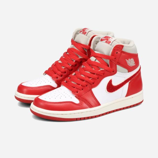NIKE WMNS AIR JORDAN 1 RETRO HIGH OG 【NEWSTALGIA】 ナイキ ウィメンズ エア ジョーダン 1 レトロ ハイ OG LIGHT IRON ORE/VARSITY RED/SAIL dj4891-061