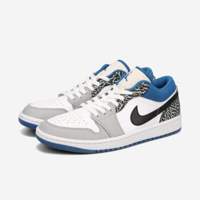 NIKE AIR JORDAN 1 LOW SE 【TRUE BLUE】 ナイキ エア ジョーダン 1 ロー SE WHITE/DARK MARINA BLUE/BLACK/CEMENT GREY dm1199-140