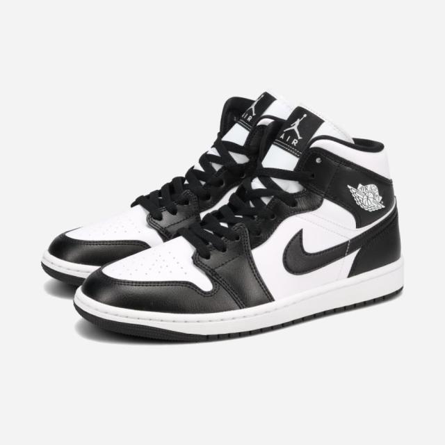 NIKE WMNS AIR JORDAN 1 MID ナイキ ウィメンズ エア ジョーダン 1 ミッド メンズ WHITE/BLACK/WHITE ブラック dv0991-101