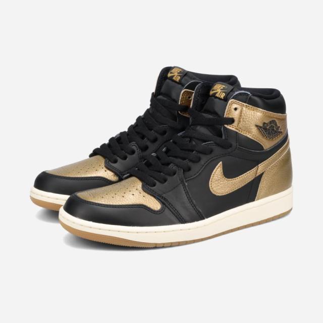 NIKE AIR JORDAN 1 HIGH OG ナイキ エア ジョーダン 1 ハイ OG メンズ BLACK/LLIC GOLD/SAIL ゴールド DZ5485-071