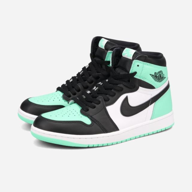 NIKE AIR JORDAN 1 RETRO HIGH OG ナイキ エア ジョーダン 1 レトロ ハイ OG メンズ WHITE/BLACK/GREEN GLOW ブラック DZ5485-130