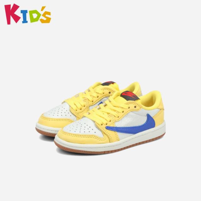 NIKE AIR JORDAN 1 LOW OG SP PS×TRAVIS SCOTT 【CANARY】 ナイキ エア ジョーダン 1 ロー × トラヴィス スコット キッズ 子ども イエロー DZ5909-700