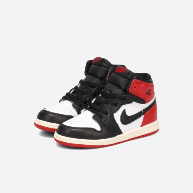 NIKE AIR JORDAN 1 HIGH OG TD ナイキ エア ジョーダン 1 ハイ OG TD ベビー 子ども BLACK/BLACK/VARSITY RED/WHITE ホワイト FD1413-106