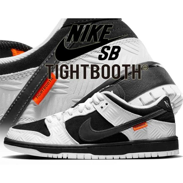 ナイキ スケートボーディング ダンク ロー プロ クイックストライク タイトブース NIKE SB DUNK LOW PRO QS TIGHTBOOTH white/black-safety orange fd2629-100