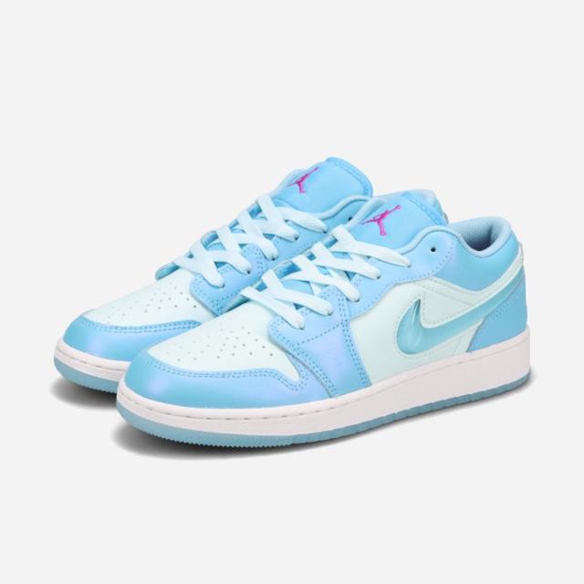 NIKE AIR JORDAN 1 LOW SE GS ナイキ エア ジョーダン 1 ロー SE GS 海外限定 日本未発売モデル レディース AQUARIUS BLUE/GLACIER BLUE ブルー FN7366-400
