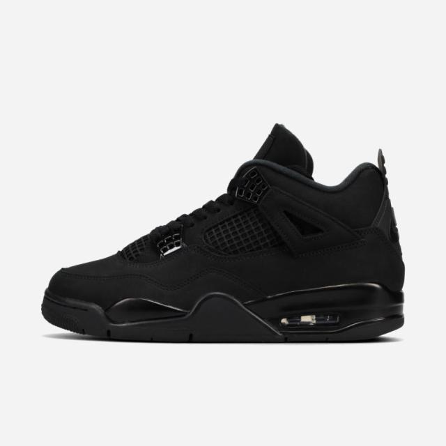 NIKE AIR JORDAN 4 RETRO -BLACK CAT- ナイキ エア ジョーダン 4 レトロ -ブラック キャット- メンズ BLACK/BLACK/LIGHT GRAPHITE ブラック FV5029-010