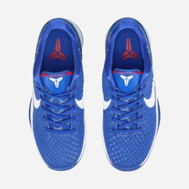 NIKE KOBE 6 GS -DODGERS- ナイキ コービー 6 GS -ドジャース- 海外限定 日本未発売モデル レディース GAME /WHITE/UNIVERSITY RED ブルー FV9676-400