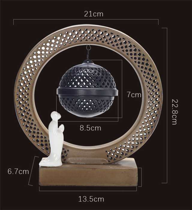 LEDライト 台座 倒流香 香炉 お香ホルダー 流川香 香炉用品 セラミック