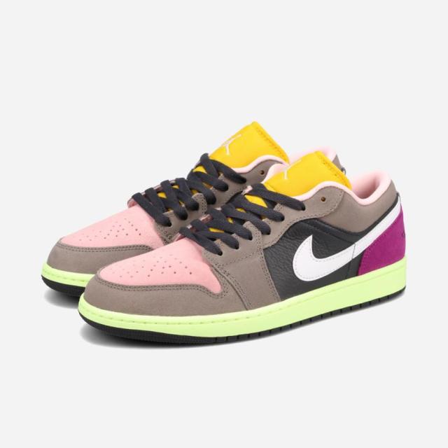 NIKE AIR JORDAN 1 LOW SE ナイキ エア ジョーダン 1 ロー SE メンズ OIL GREY/WHITE/CAVE STONE/ARCTIC PUNCH/VIOTECH/DARK SULFUR マルチカラー HQ2010-005