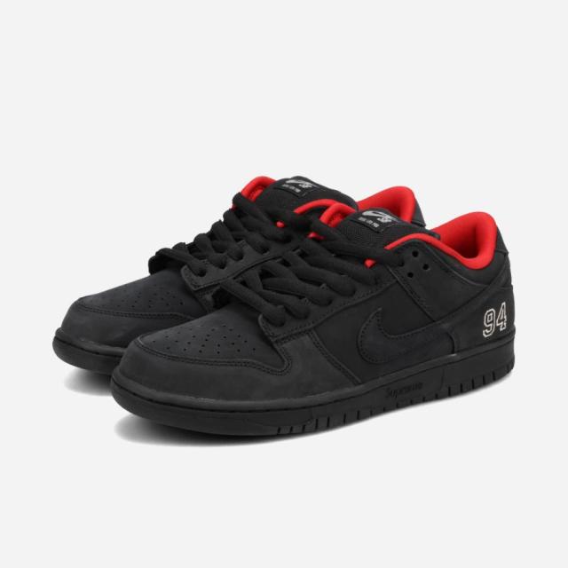 ナイキ × シュプリーム SB ダンク ロー OG QS ブラック NIKE SB DUNK LOW OG QS SUPREME blk/blk-blk hq8487-001