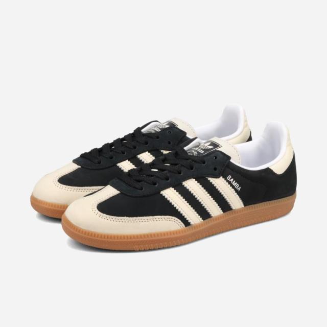 【並行輸入品】adidas SAMBA OG W 【アディダス サンバ オージー ウィメンズ】 CBLACK / WONWHI / SILVMT