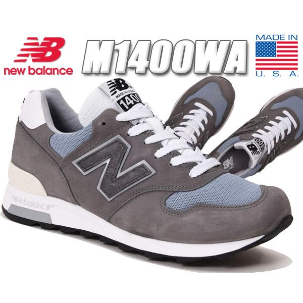 NEW BALANCE M1400WA MADE IN U.S.A. ニューバランス M1400 スニーカー メンズ グレー NB 1400 USA MARBLEHEAD