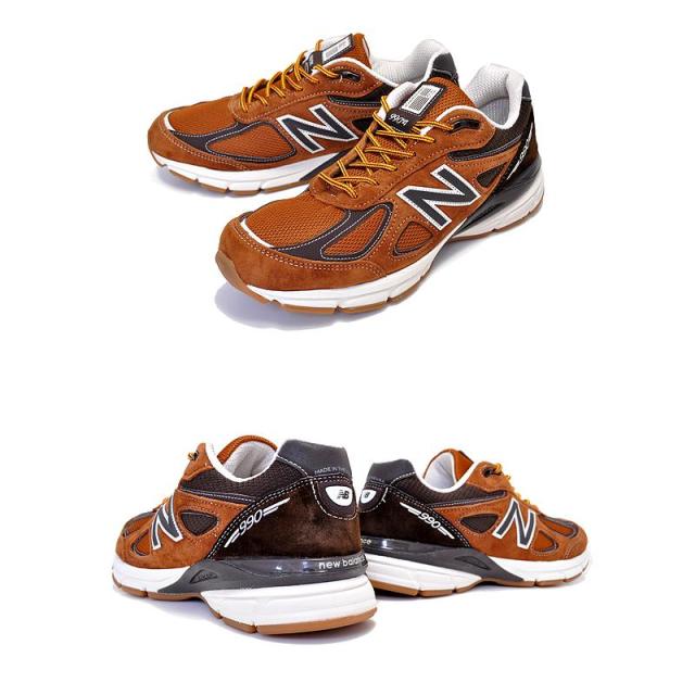 NEW BALANCE M990LL4 MADE IN U.S.A. L.L.Bean ニューバランス M990 V4 スニーカー ブラウン ビーンブーツ Bean Boots