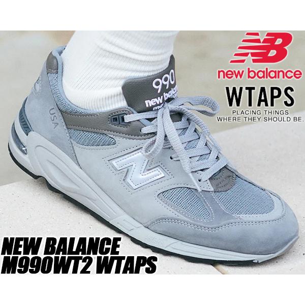 NEW BALANCE M990WT2 WTAPS MADE IN U.S.A. Width D ニューバランス × ダブルタップス M990 V2 グレー コラボレーション 西山徹