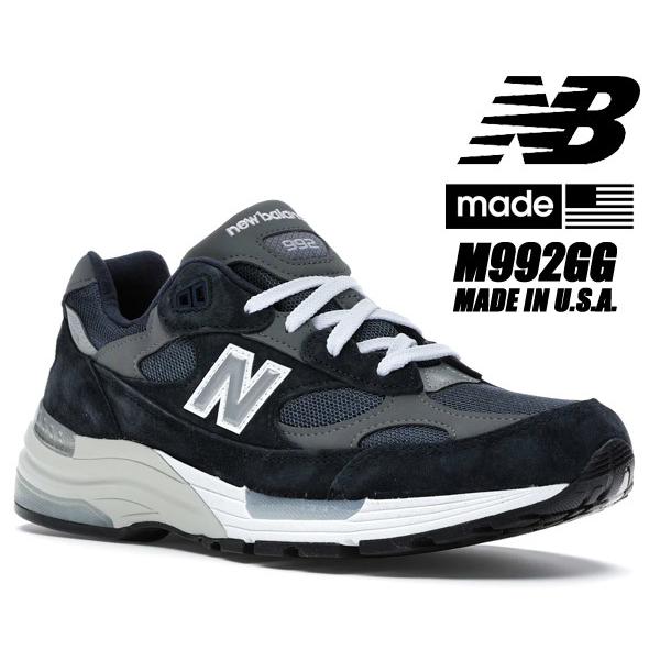 NEW BALANCE M992GG MADE IN U.S.A. width:D NAVY ニューバランス M992 スニーカー NB 992 ネイビー スウェード メンズ ワイズ D