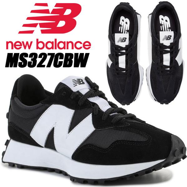 NEW BALANCE MS327CBW Width D Black/White ニューバランス 327 レディース スニーカー ブラック ホワイト
