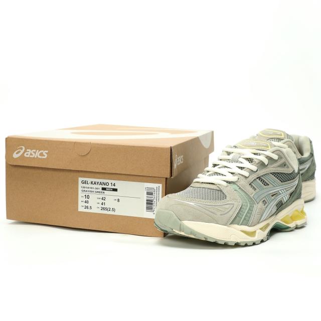 ASICS（アシックス） GEL-KAYANO 14 軽量 クッション シューズ 通勤 スポーツ ランニング シューズ カラー: 1201A161-301