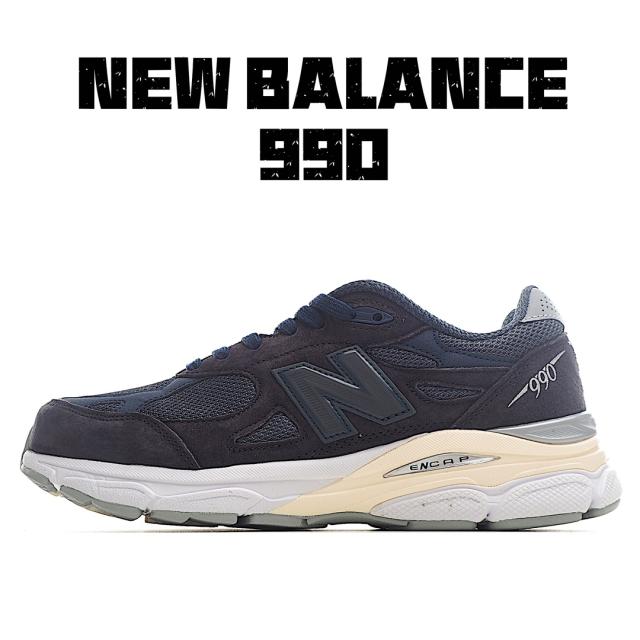 NEW BALANCE M990KI3 KITH RONNIE FIEG GENESIS/NAVY MADE IN U.S.A. width D ニューバランス × キス M990 V3 ネイビー リフレクター ロニーファイグ
