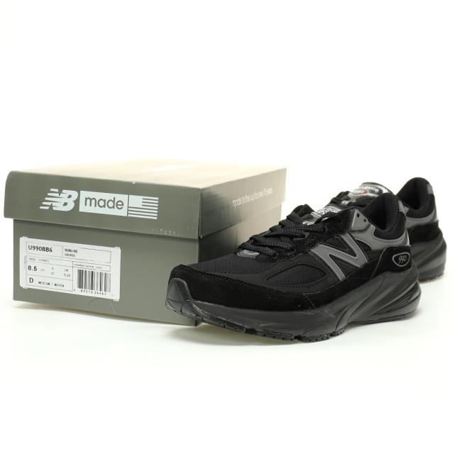ニューバランス U990 V6 NEW BALANCE U990BB6 MADE IN U.S.A. Width: D TRIPLE BLACK トリプル ブラック スニーカー オールブラック