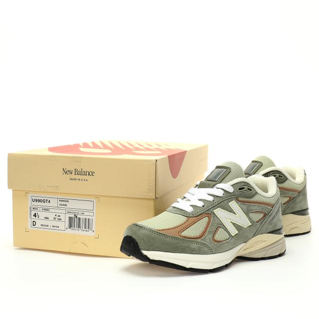 ニューバランス new balance 990 スニーカー メンズ Dワイズ MADE IN USA グリーン U990GT4
