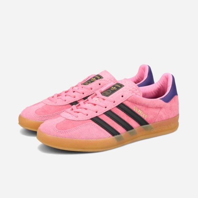 adidas GAZELLE INDOOR アディダス ガッツレー ガゼル インドア メンズ レディース BLISS PINK/CORE BLACK/COLLEGIATE PURPLE ピンク IE7002