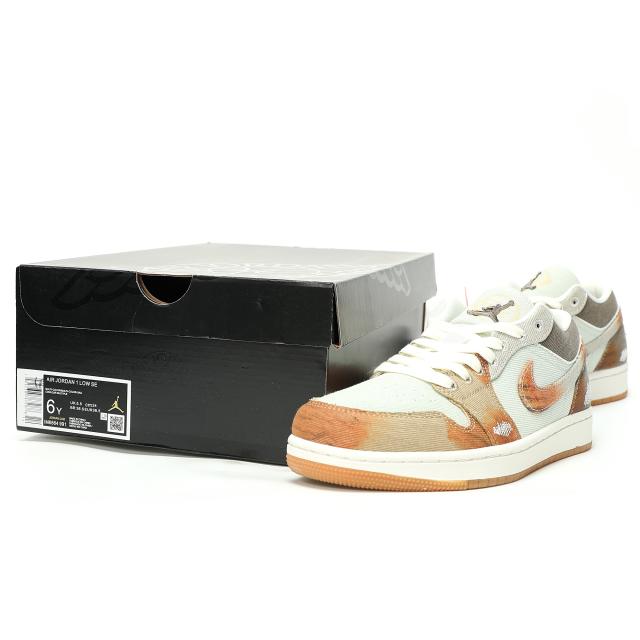 スニーカー Nike エアジョーダン1 ロー SE キャンバス マルチカラー 雑色 IM6664-991 バスケットボール シューズ