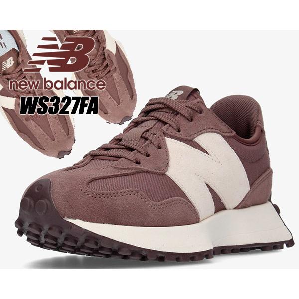 NEW BALANCE WS327FA width B Black Fig ニューバランス ウィメンズ 327 レディース スニーカー ブラウン