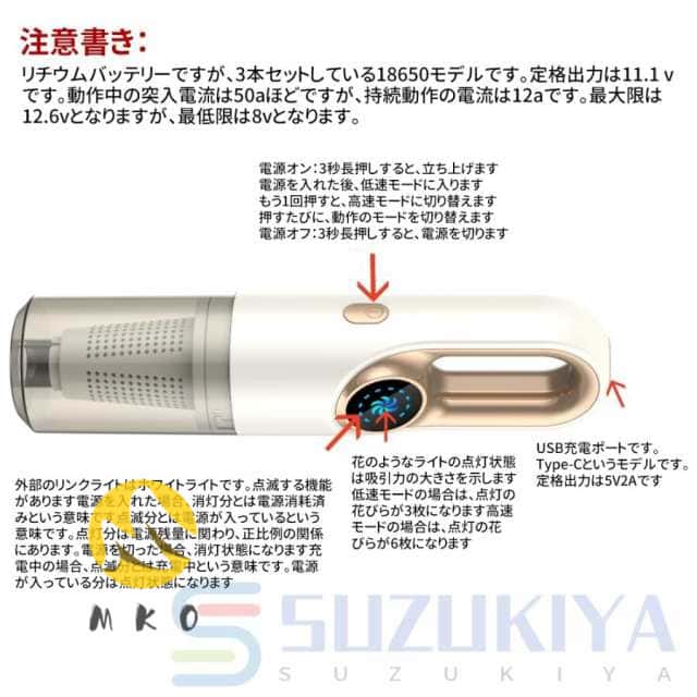 2025最新 掃除機 コードレス サイクロン式 USB-TypeC充電式 スティック