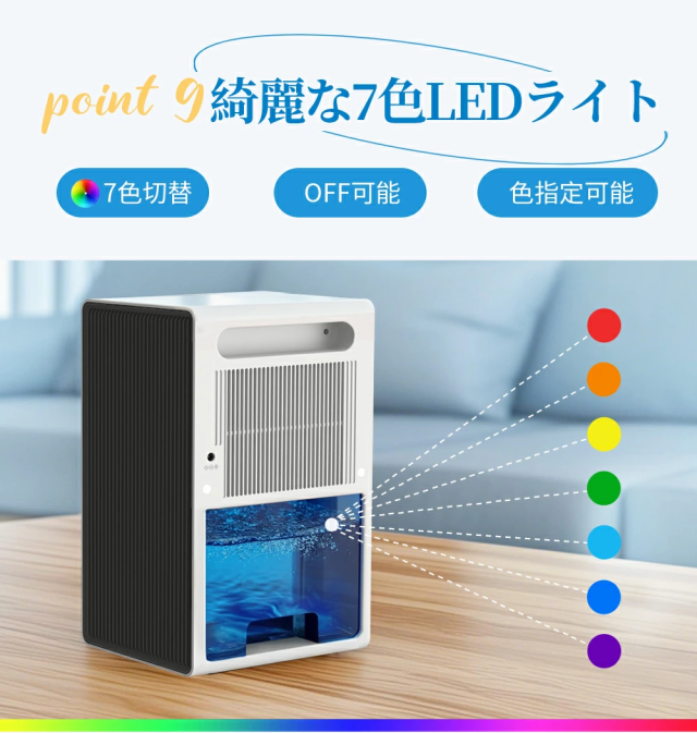 除湿機 衣類乾燥 梅雨 コンパクト 1.7L 大容量 18畳 除湿器 小型 省エネ 強力除湿 空気清浄 静音 部屋干し 半導体式 自動停止 自動除霜 スリープモード 結露対策