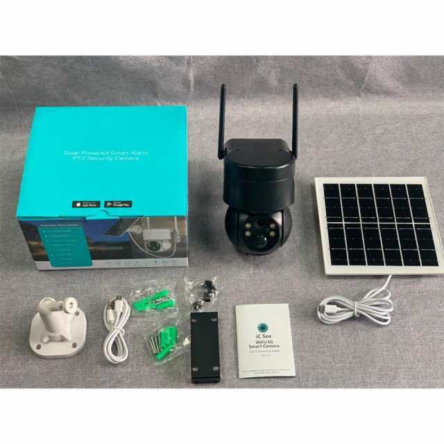 防犯カメラ Wifi 屋外 監視カメラ ソラー 600万画素 家庭用 ソーラ充電 電源不要 自動追跡 AI人感検知 双方向会話 IP66防水 簡単設置 防犯灯付き おしゃれ_1