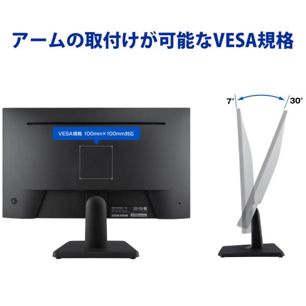 モニター 27インチ 27型ワイド フルHD 高解像度 広視野角パネル HDMI VESA規格 液晶ディスプレイ GH-LCW27D-BK 5年保証 グリーンハウス_9