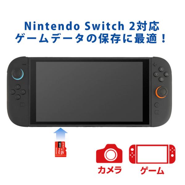 microSD EXPRESS 256GB ハイスピードモデル class10 高速インターフェースPCle NintendoSwitch2 防水 ゲーム カメラ GH-SDM-DEXA256G グリーンハウス_3