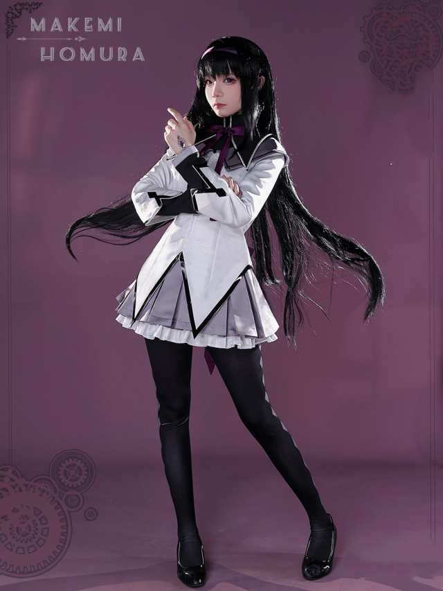 魔法少女 まどかマギカ まどマギ コスプレ 暁美ほむら 制服 戦闘服 魔法少女 まどかマギカ まどマギ コスプレ 暁美ほむら 制服 戦闘服